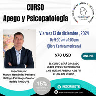 CURSO APEGO Y PSICOPATOLOGÍA